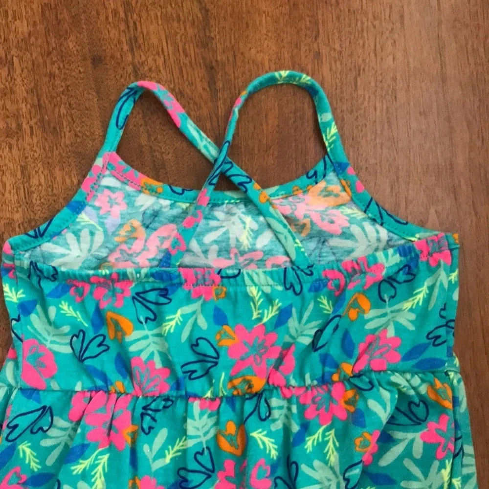 3/$20 Cat & Jack Bright Floral Print Fabric Dress